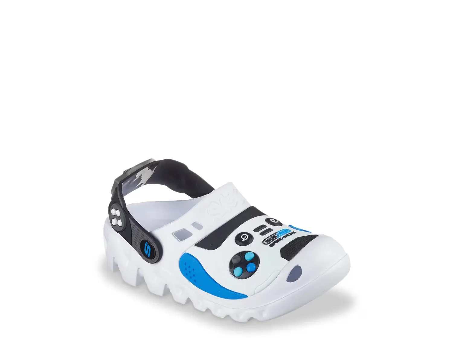 

Foamies Game Kicks Zaggle Hydro-Pointz Clog - детские Skechers, White/Blue
