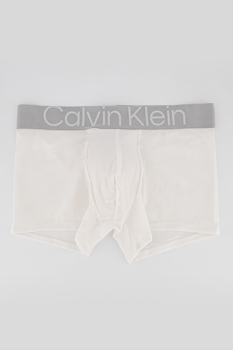 Комплект боксеров Calvin Klein Steel Cotton 3 шт., черный/белый/серый меланж — фото 2