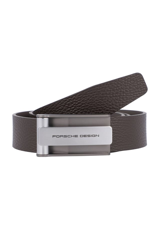

Ремень с крючком кожаный Porsche Design, коричневый