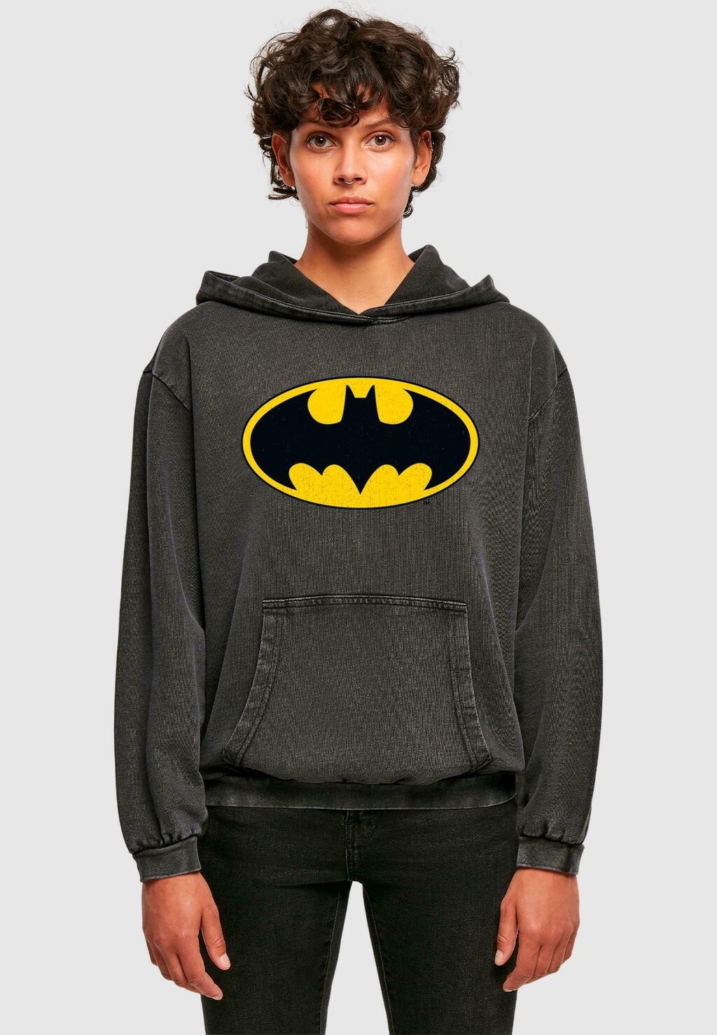 

Толстовка с капюшоном DC ORIGINALS BATMAN LOGO ABSOLUTE CULT, черный