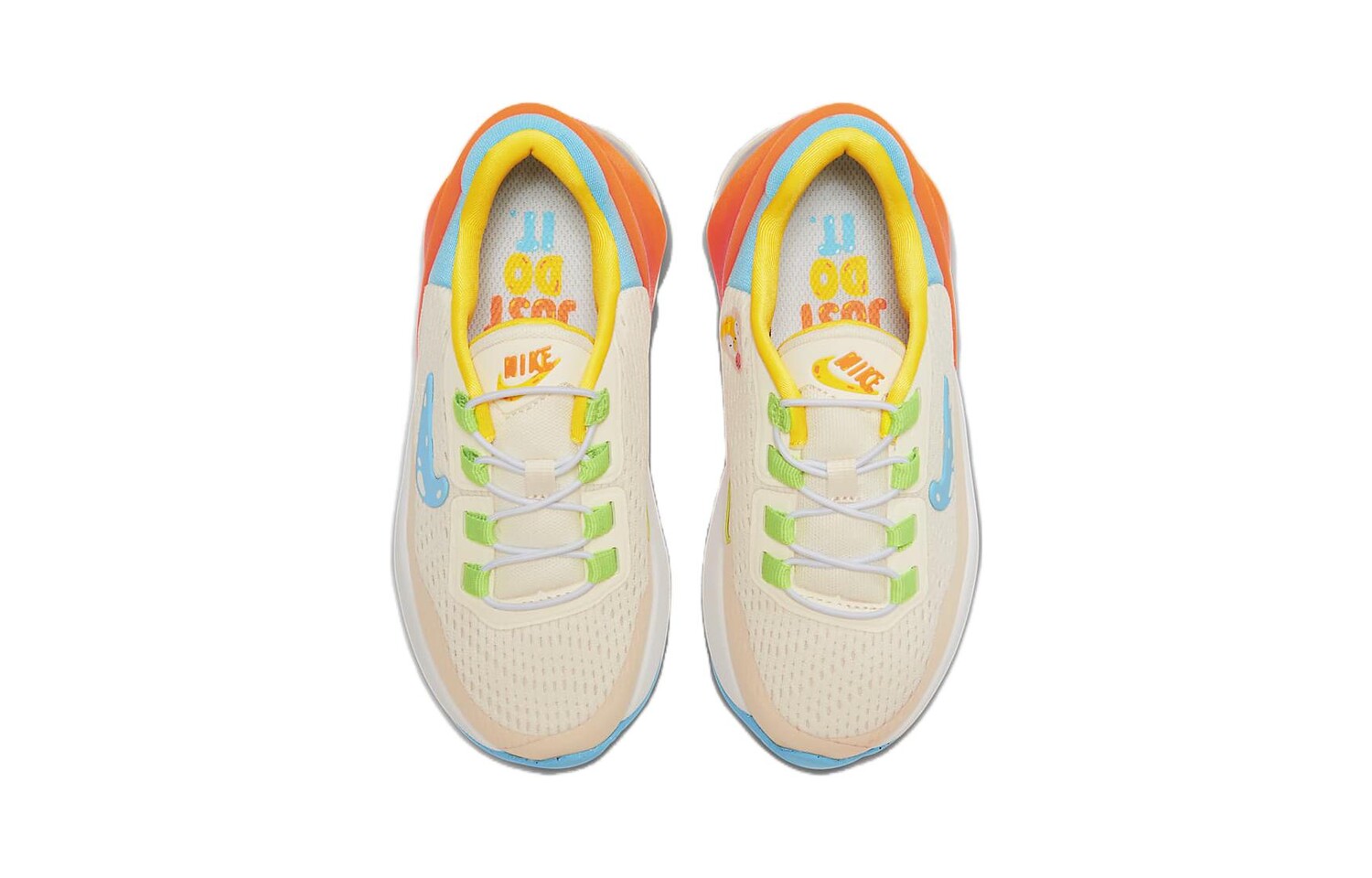 Кроссовки Nike Air Max 270 Kids Lifestyle PS, White/Cosmic Clay/Dusty Cactus — фото 4