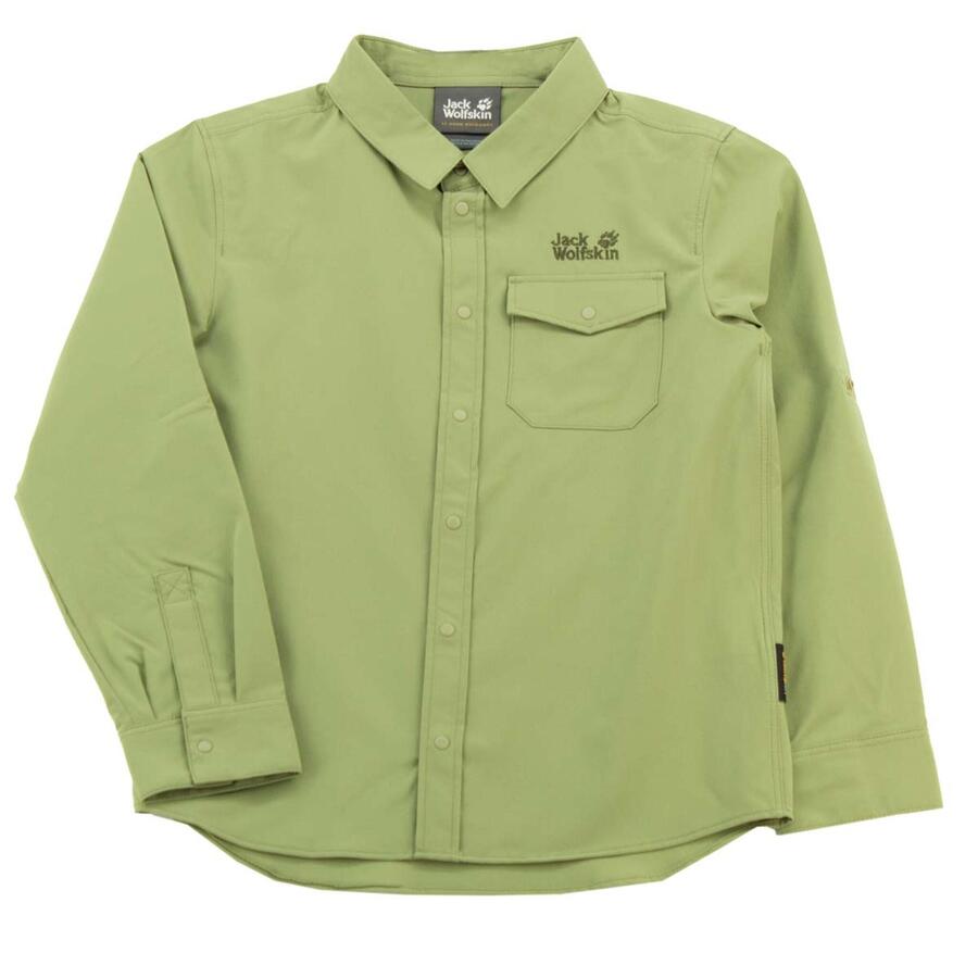 

JACK WOLFSKIN Рубашка Охотник за сокровищами зеленого цвета