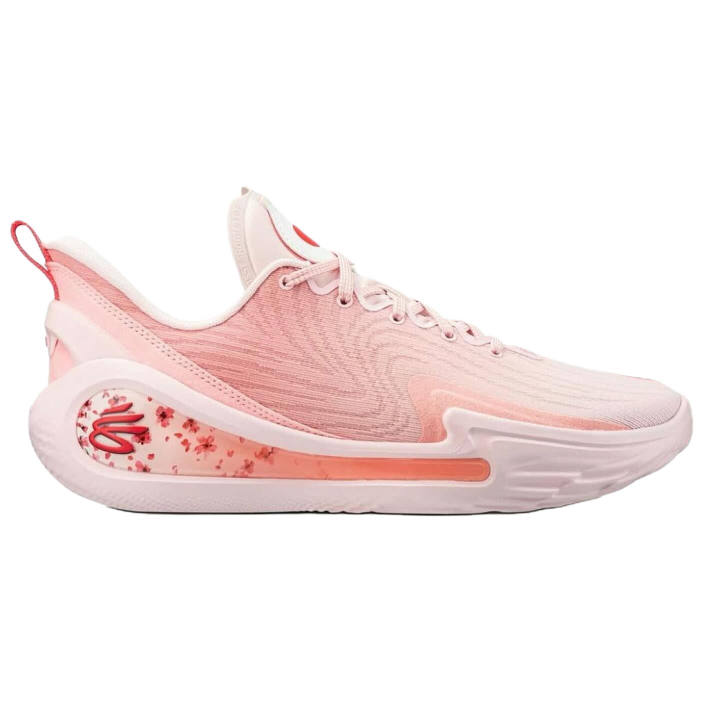 Curry 12 устойчивые к истиранию низкие баскетбольные кроссовки Unisex Under Armour, розовый — фото 3