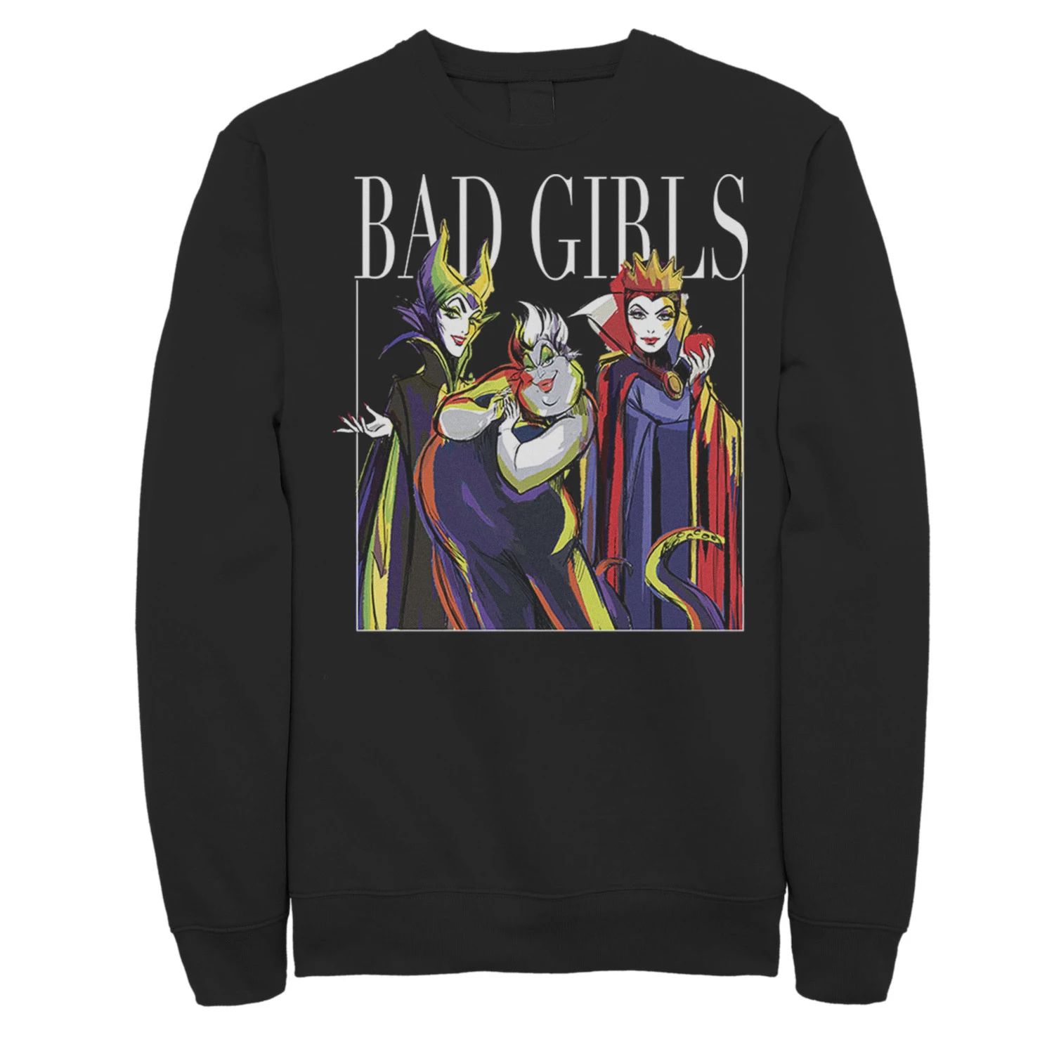 

Мужской свитшот с рисунком Disney Villains Bad Girls Group Shot