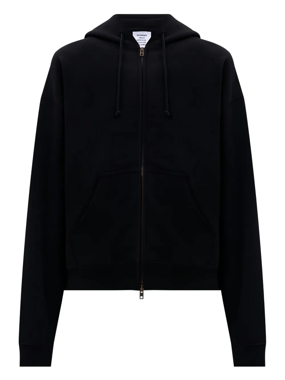 

Толстовка на молнии VETEMENTS, черный