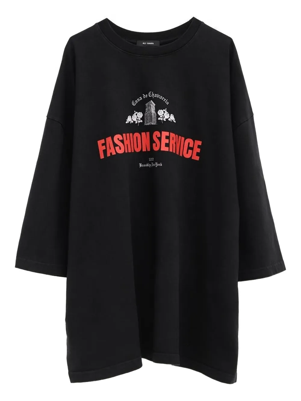 

Футболка с графическим принтом Willy Chavarria, черный