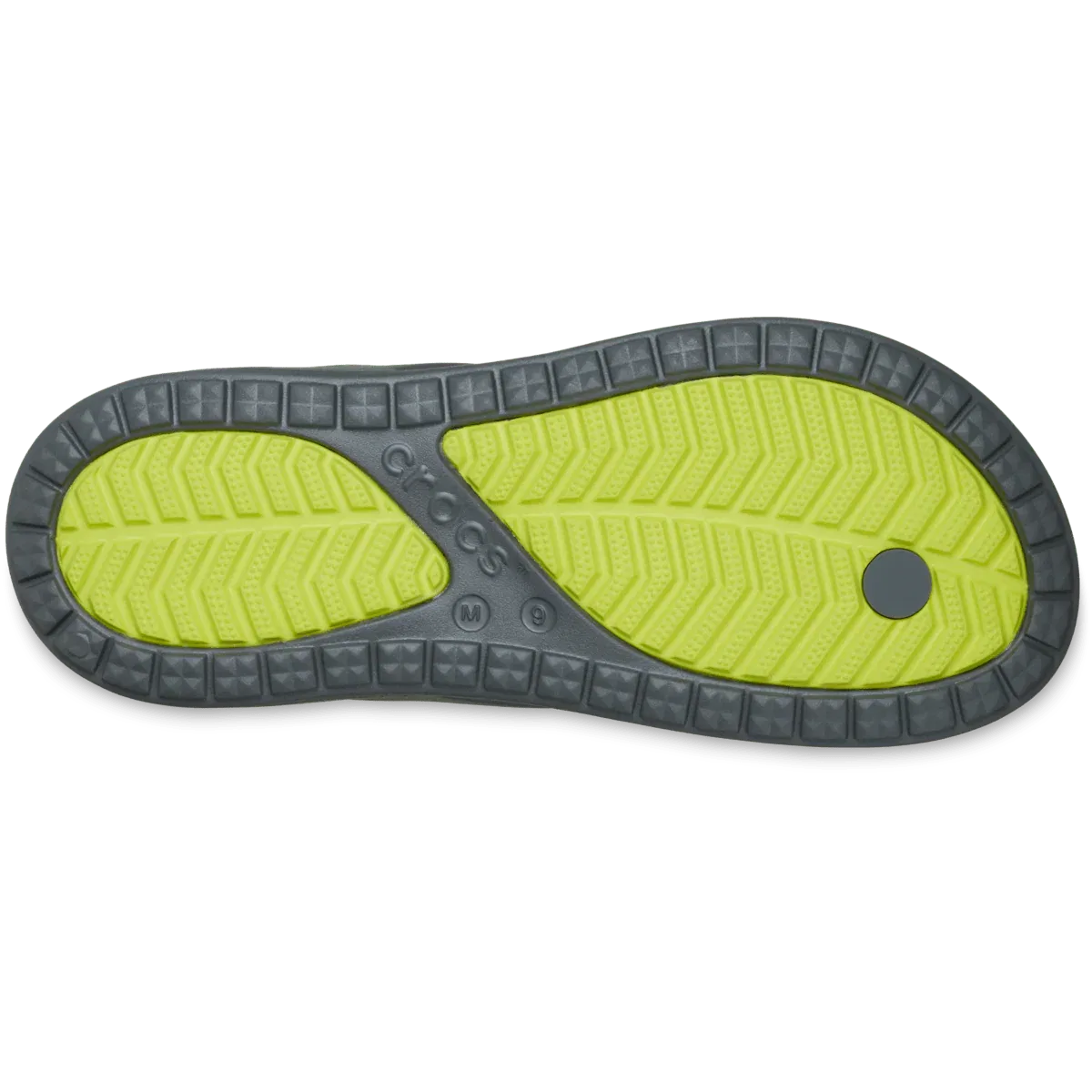 Coast Flip Crocs, Black/Slate Grey — фото 4