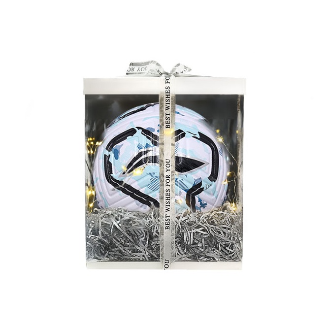 

LINING Размер 5 футбольный мяч TPU бесшовный термосклеивание Unisex белый черный синий