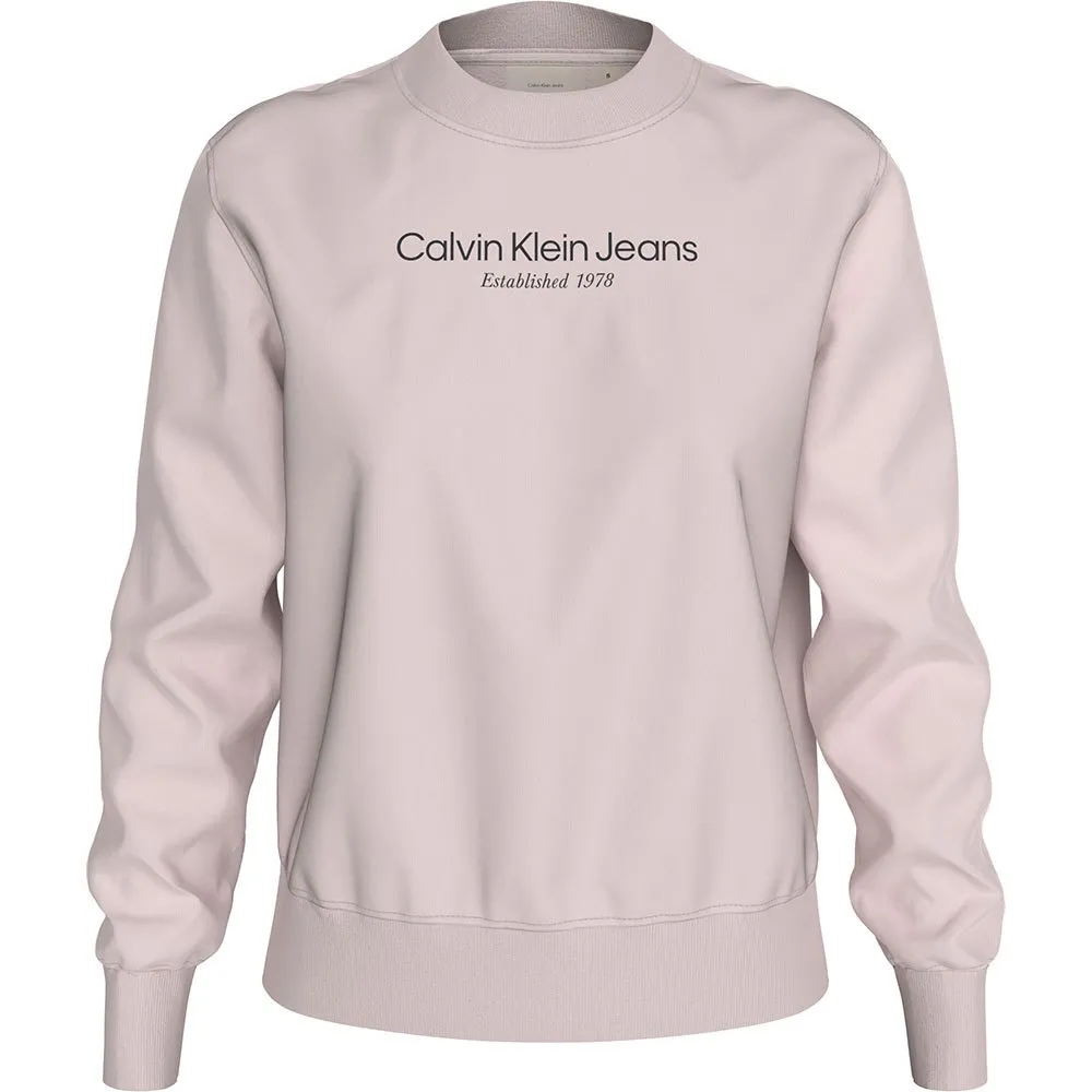 

Толстовка Calvin Klein Jeans Institutional Graphic Reg Cn, бежевый