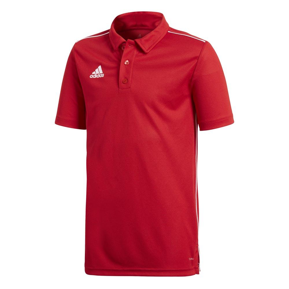 

Поло с коротким рукавом adidas Core 18 Climalite, красный