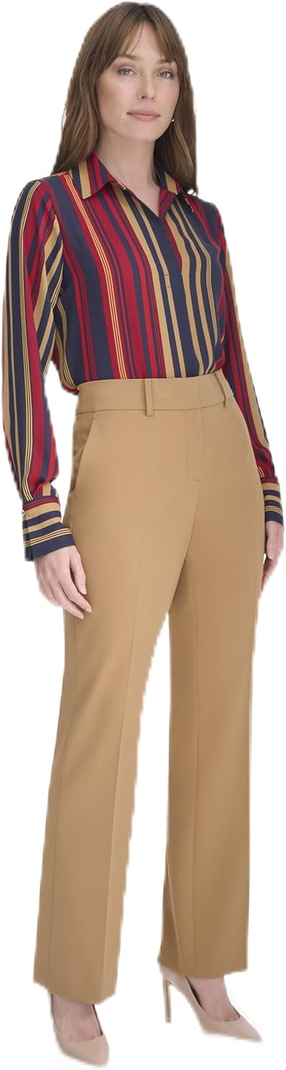 

Женские брюки-клеш Tommy Hilfiger Sutton - деловые повседневные наряды, Tobacco