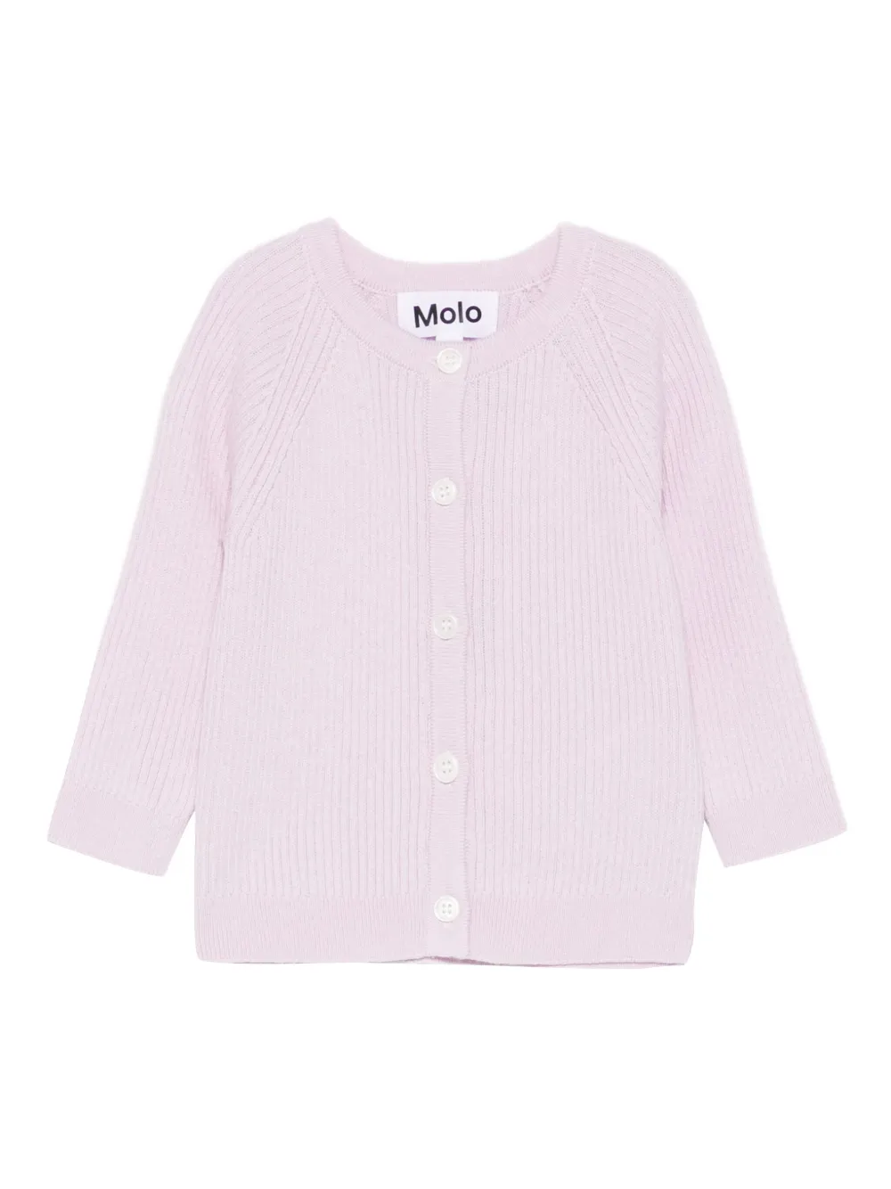 Кардиган в рубчик Molo, фиолетовый