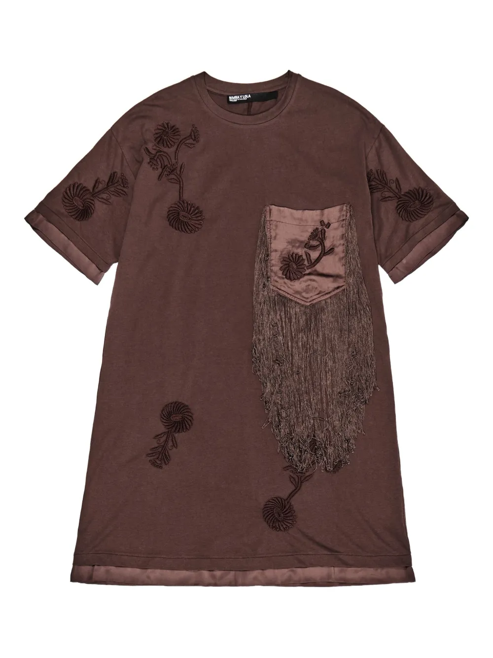 

Платье с вышивкой Bimba Y Lola, коричневый