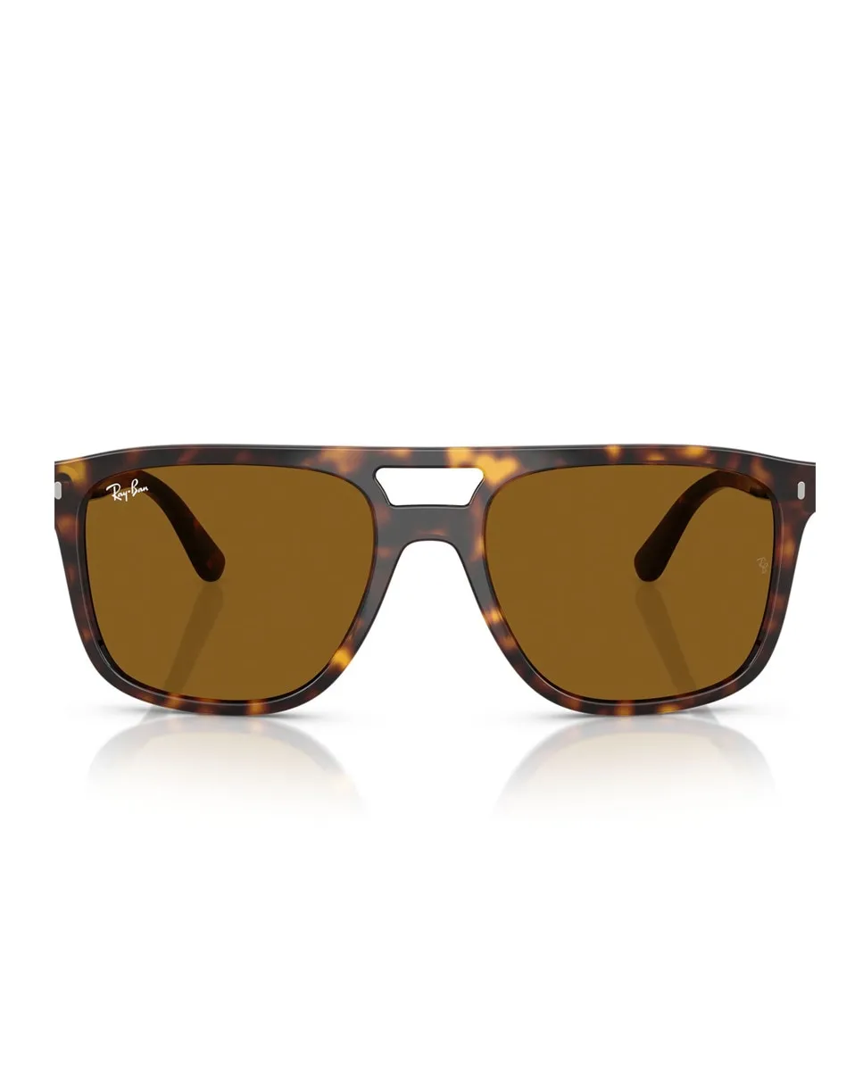 

Солнцезащитные очки унисекс в квадратной оправе зеленого цвета Ray-Ban, черный