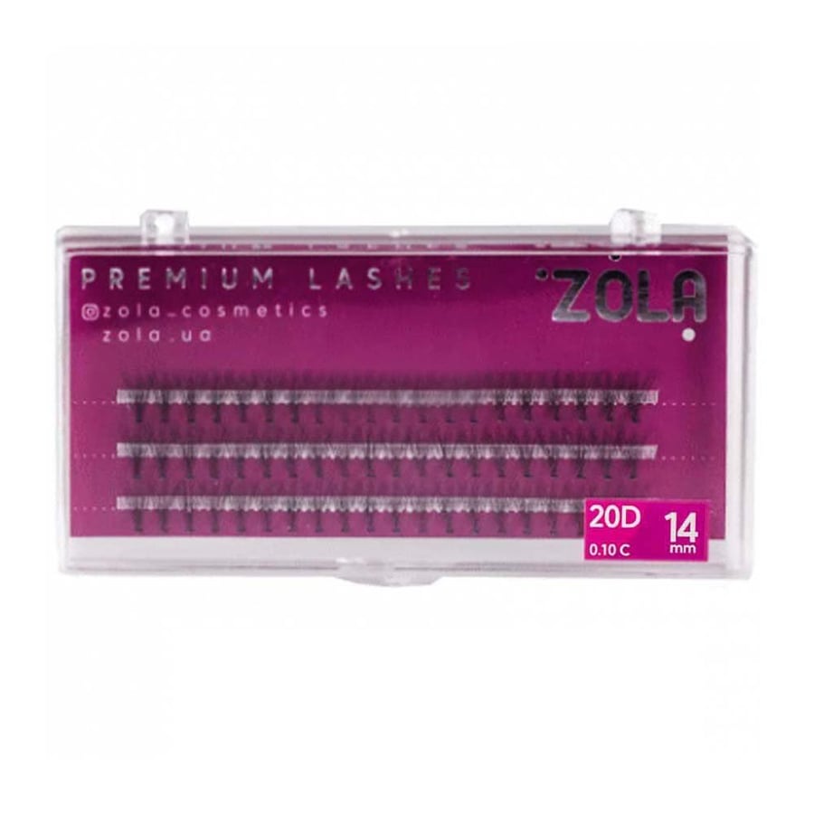 

Zola 20D, ресницы 14 мм
