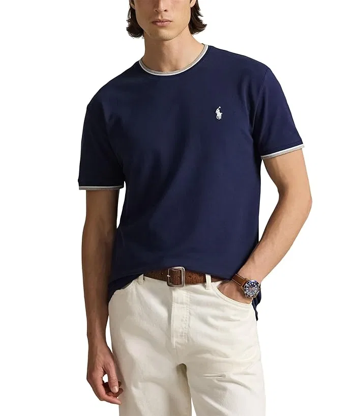 Футболка Classic Fit Stretch Mesh Polo Ralph Lauren, Newport Navy