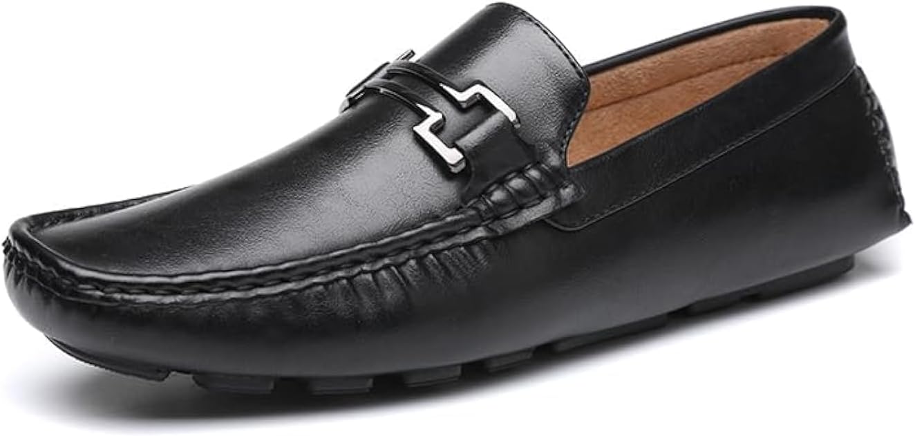 

Мужские повседневные лоферы-мокасины DECARSDZ без шнурков и для лодки, черный