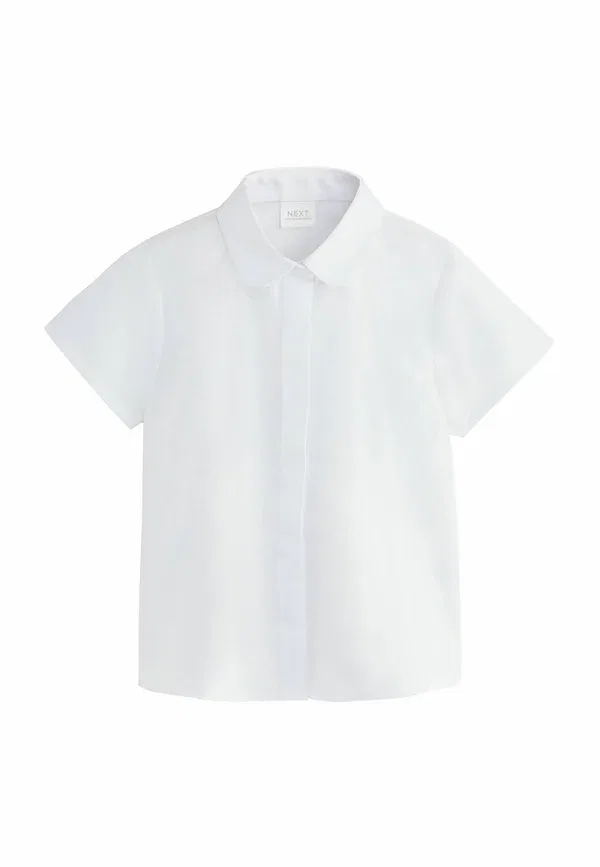 Блуза Next, Regular fit short sleeve 5 pack button down, белый — фото 4