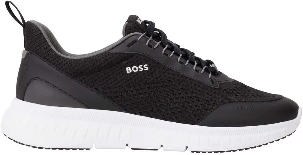 Мужские беговые кроссовки BOSS Light_Runn_KnelRunning, черный — фото 2