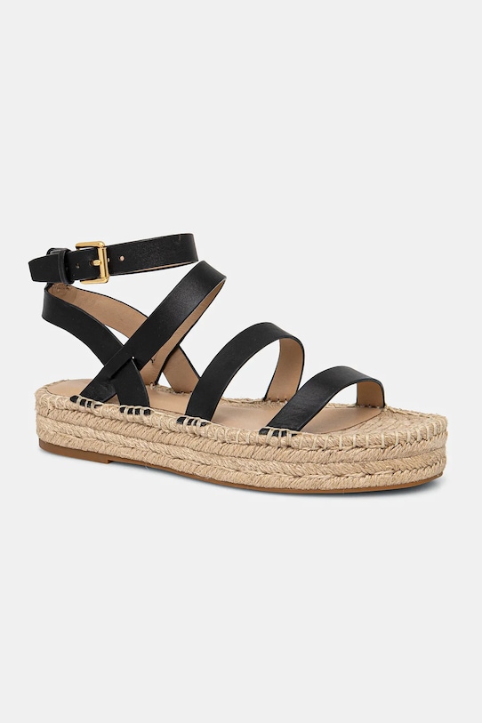 Кожаные эспадрильи Polly Gldtr Lauren Ralph Lauren, черный
