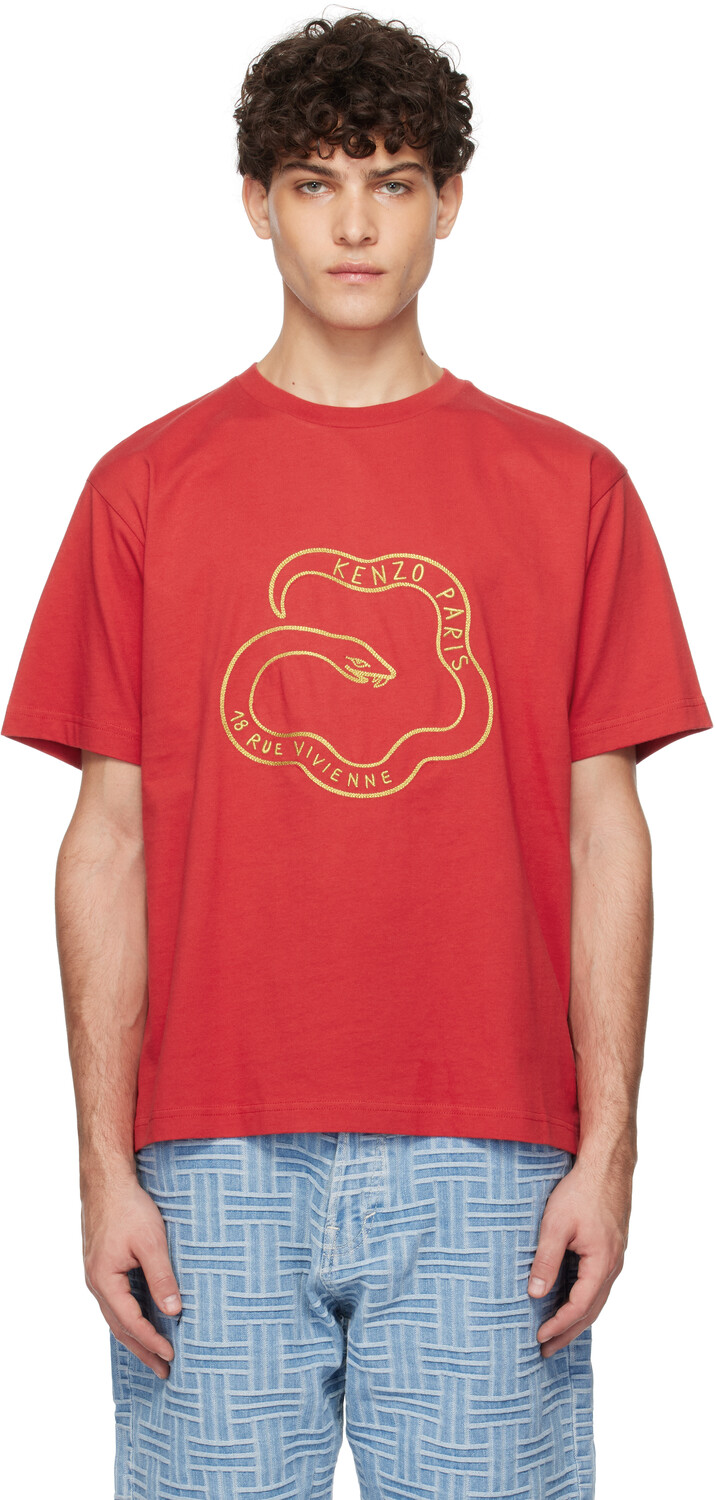 

Футболка Red Paris «Год Змеи» Kenzo