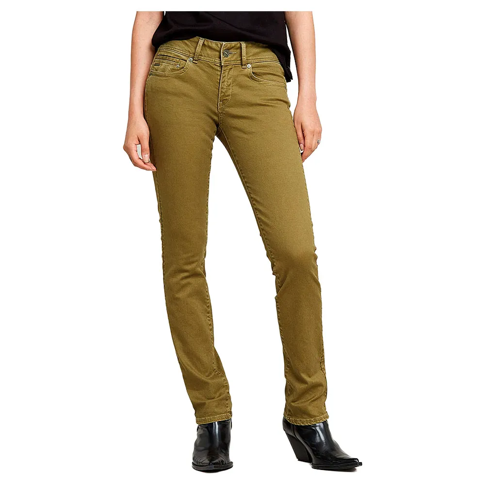

Брюки чинос G-Star Midge Slim Straight, зеленый
