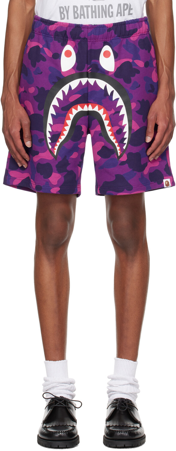 

Спортивные шорты Color Camo Shark BAPE