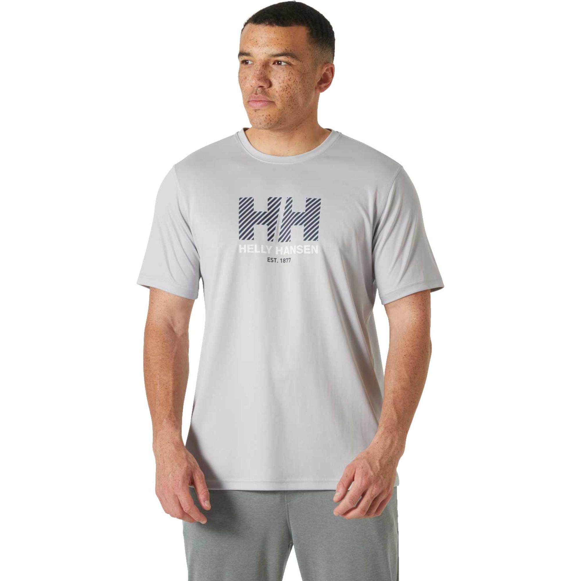 

Мужская футболка HH Tech Graphic 2.0 Helly Hansen, Grey Fog, Серый, Мужская футболка HH Tech Graphic 2.0 Helly Hansen, Grey Fog