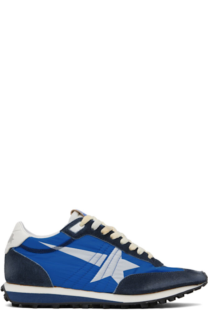 

Синие кроссовки Marathon Golden Goose