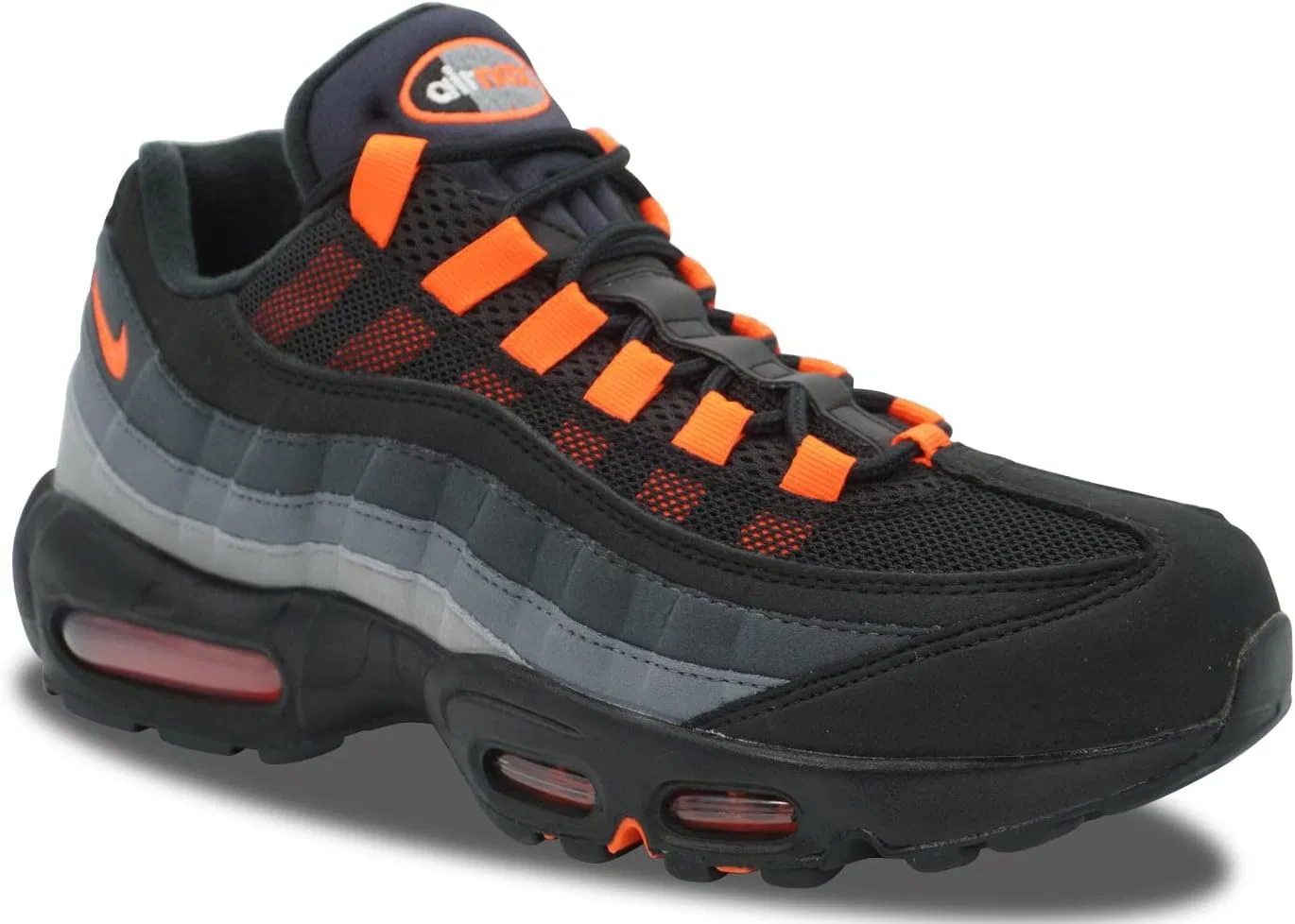 Кроссовки Nike Air Max 95 Black Hyper Crimson — фото 2