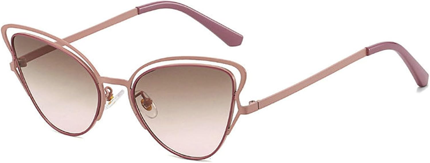 

Солнцезащитные очки Willochra Retro для женщин, модель «кошачий глаз», маленькая металлическая оправа, зеленые солнцезащитные очки, модные мужские солнцезащитные очки UV400, C5