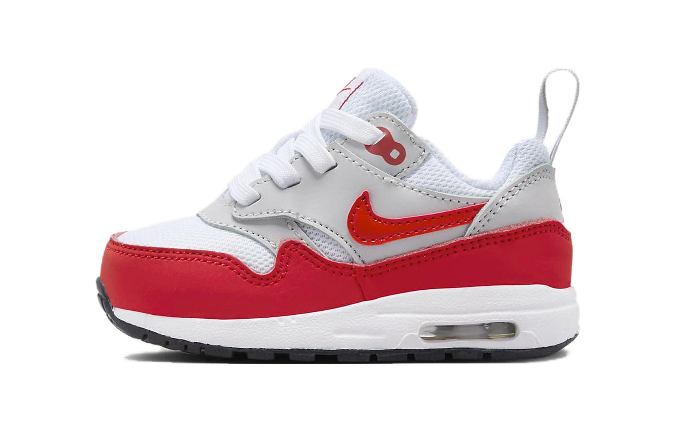 

Кроссовки Nike Air Max 1 для малышей TD, White/Red