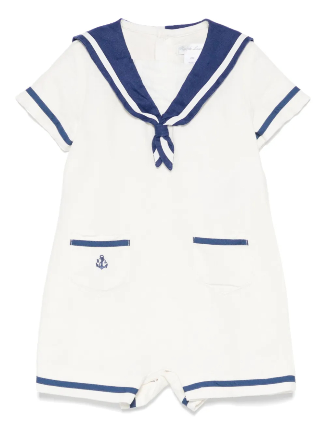 

POLO RALPH LAUREN KIDS комбинезон с матросским воротником, белый