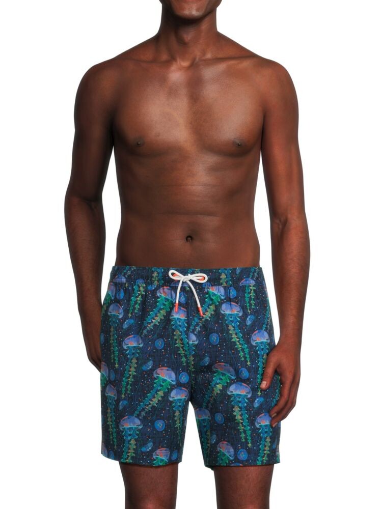 

Шорты для плавания с декором Medusa Swims, цвет Navy Multi