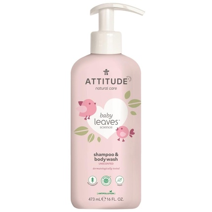 

Детский шампунь и гель Eco 2 в 1 без отдушек 473 мл Attitude