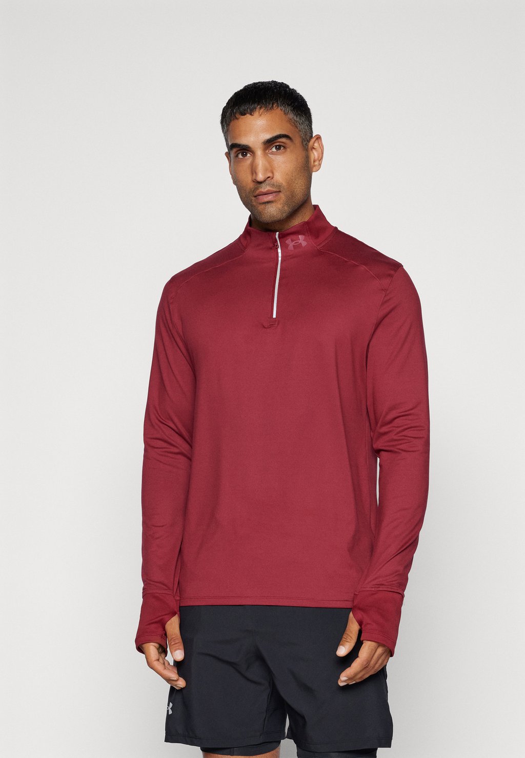 

Топ с длинными рукавами LAUNCH PRO 1/4 ZIP Under Armour, темно-красный