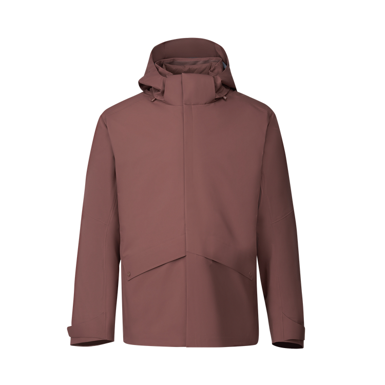 

Куртка мужская с отстегивающимся капюшоном Moderate Others DESCENTE, br-коричневый