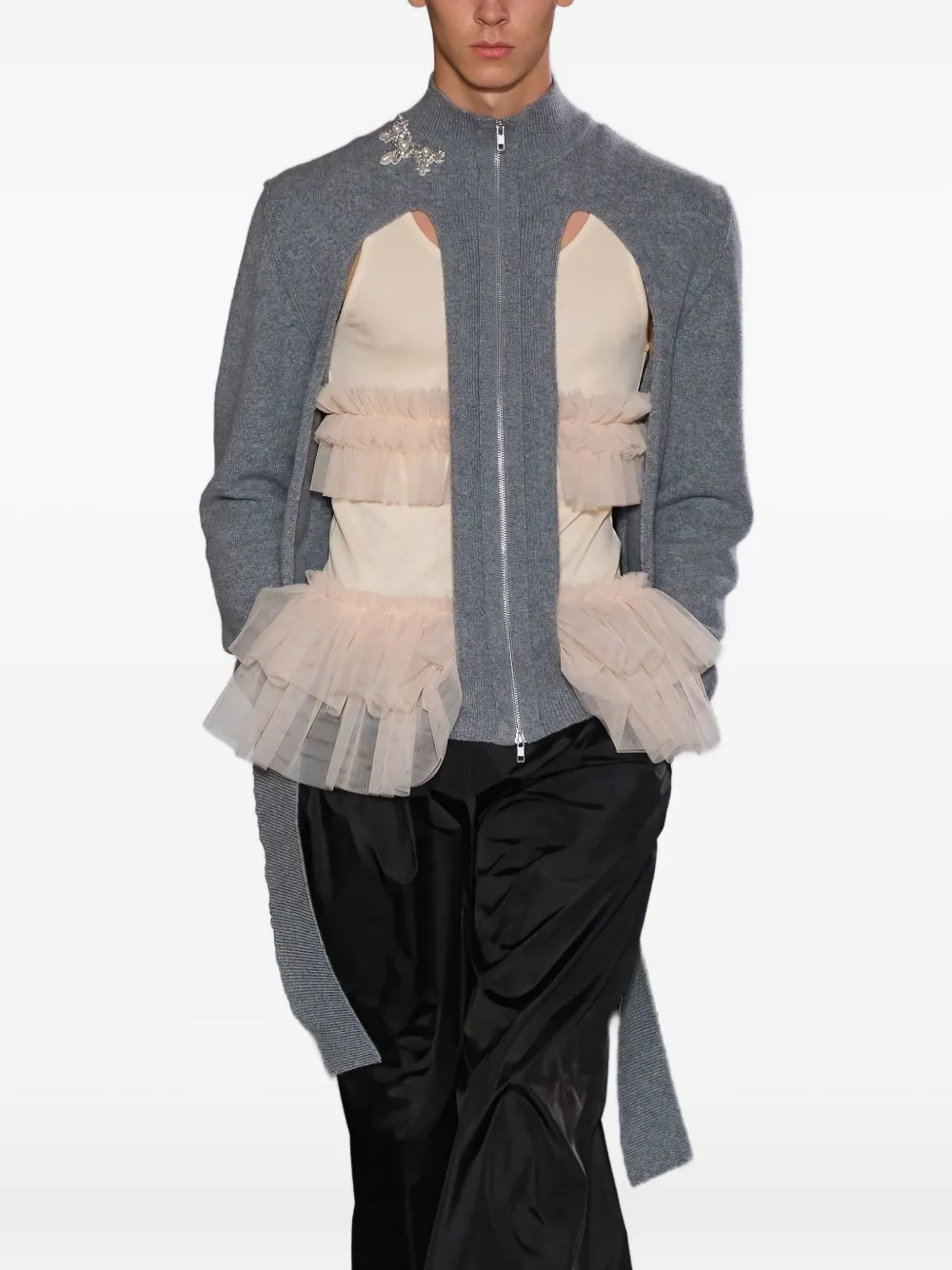 

Украшенные брюки Simone Rocha, черный
