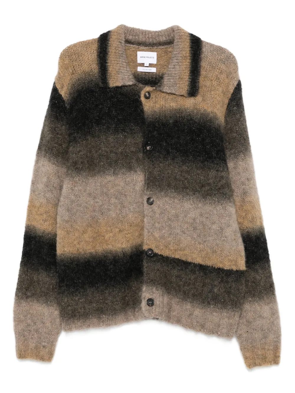 

Кардиган с длинными рукавами Norse Projects, черный