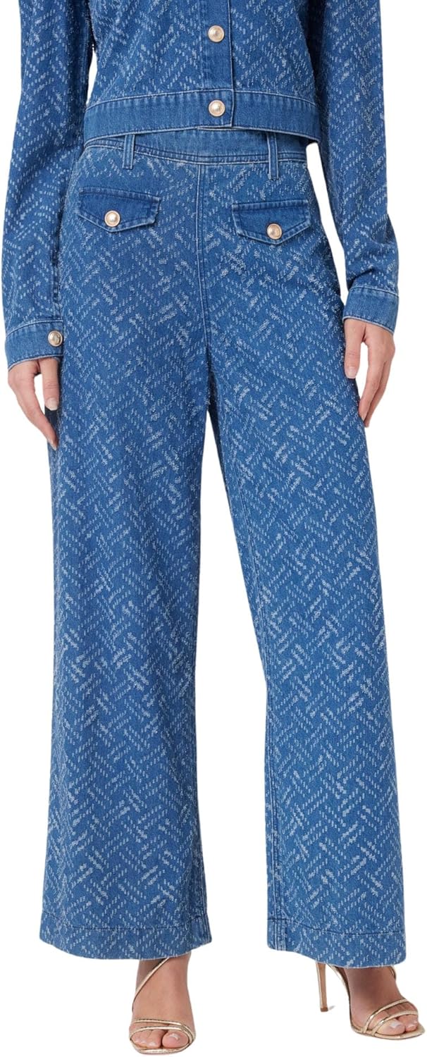 

GUESS Женские джинсы Dakota Patch Wide Leg, Tokyo Laser