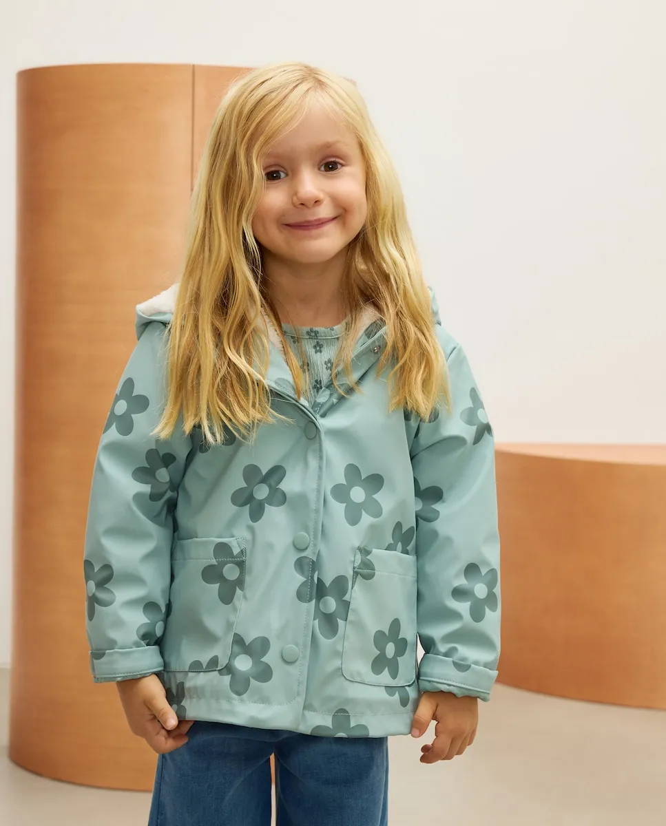 

Парка с водоотталкивающей пропиткой, полностью с узором в тон Kids El Corte Inglés, зеленый