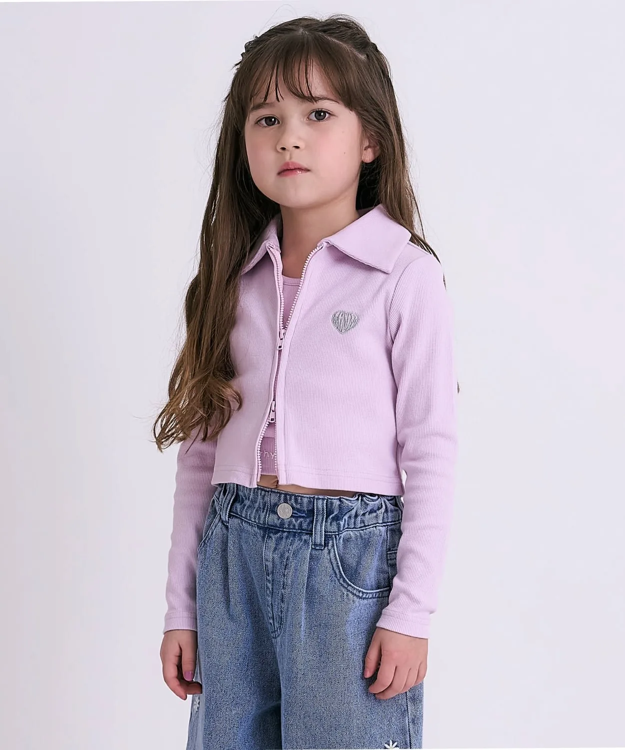 Кардиган с двойной молнией MINIMAL, Lavender