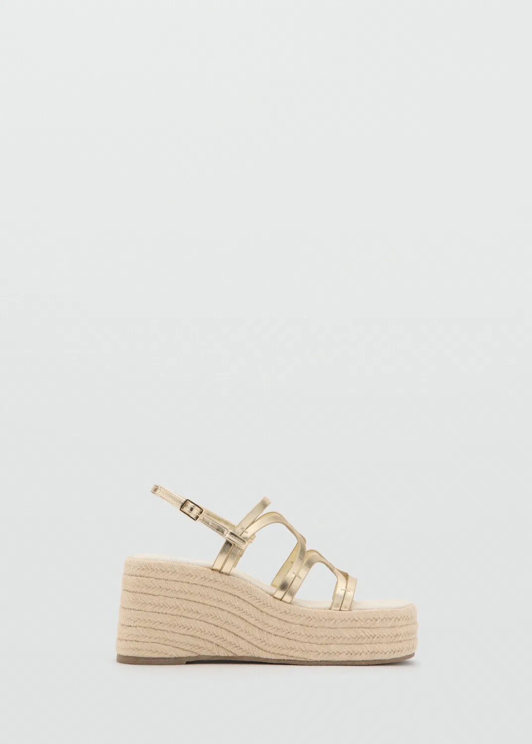 Сандалии 'Evora' Mango Teen, Gold — фото 2
