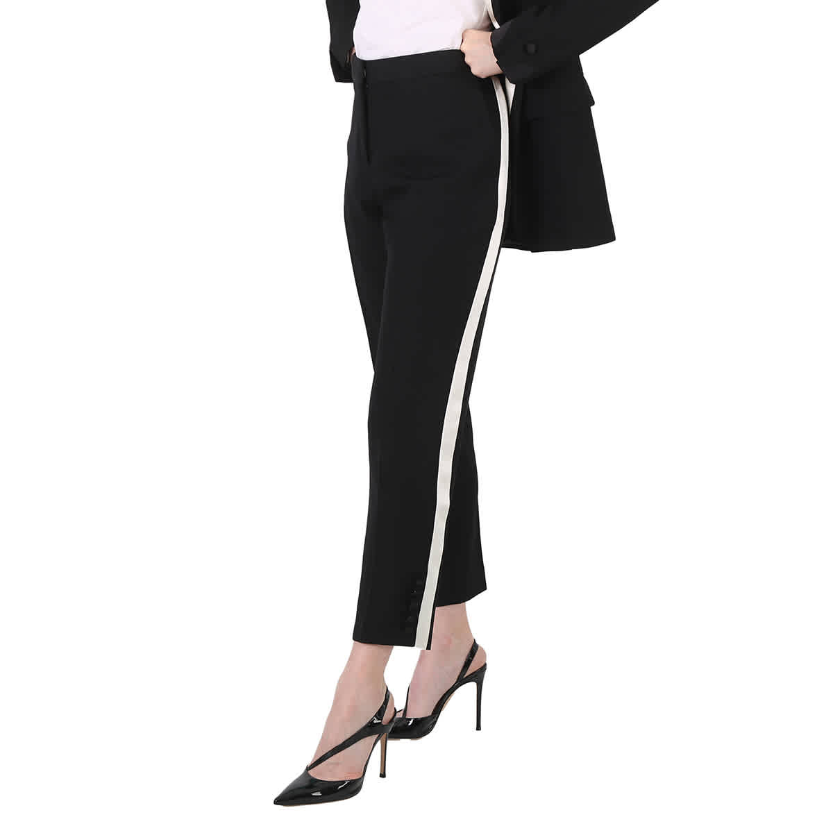Полосатые брюки Burberry черный Hanover Tux Burberry, черный — фото 2