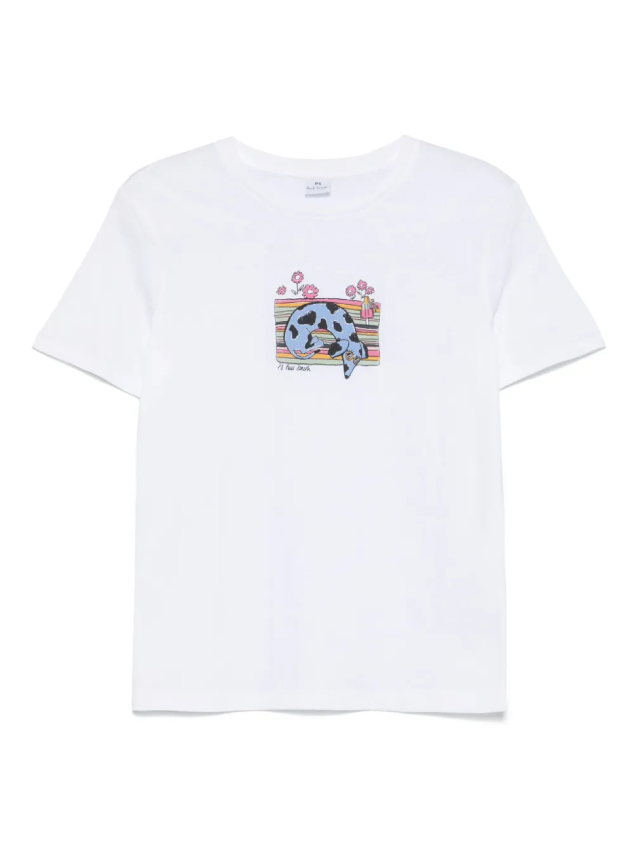 

Футболка Dog Hug PS Paul Smith, белый