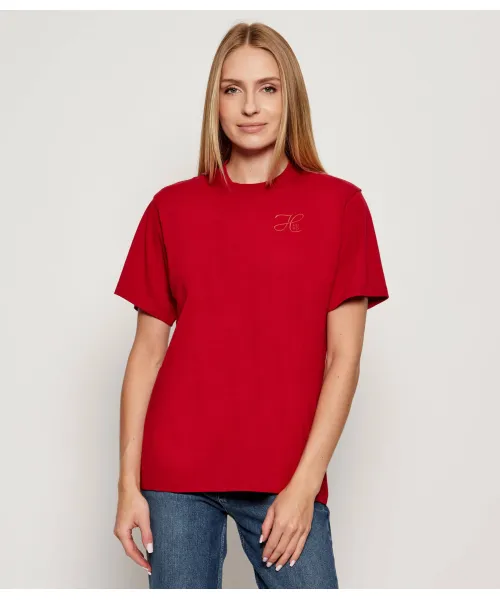 

Винтажная футболка tee_19 Loose fit Hugo, красный