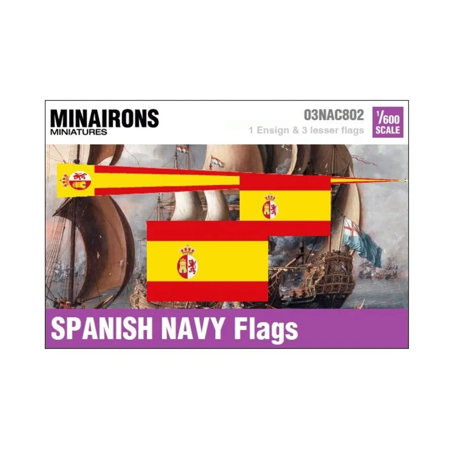 

Флаги ВМС Испании XIX века, Naval Flags (1:600)