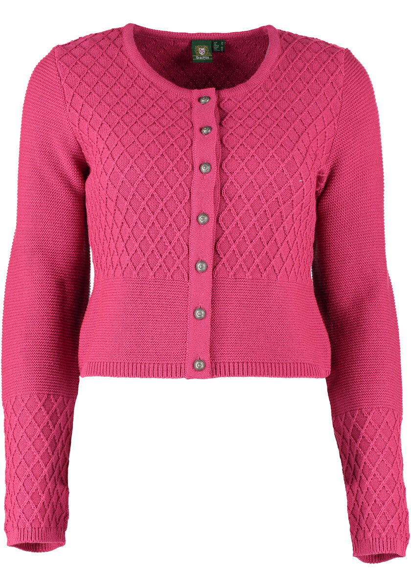 

Кардиган OS Trachten Strickjacke Swoyar, цвет Himbeere