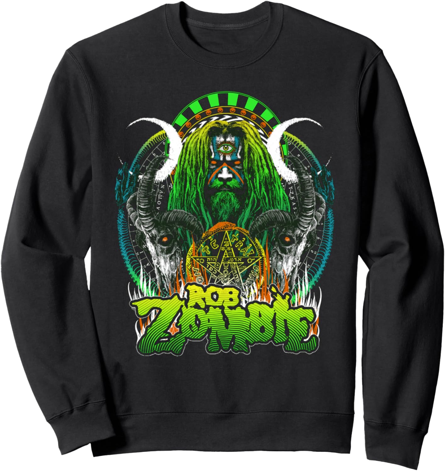 

Rob Zombie - Толстовка с тремя глазами, черная, Черный, Rob Zombie - Толстовка с тремя глазами, черная