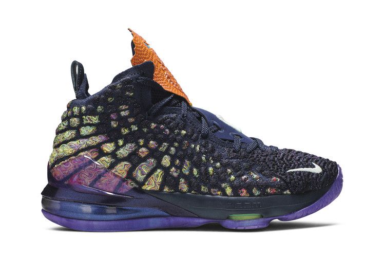 Кроссовки Nike LeBron 17 GS 'Monstars - NBA ASG 2020', черный — фото 2